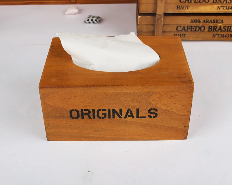 

1 шт., деревянный пластиковый держатель для салфеток EJL 0941