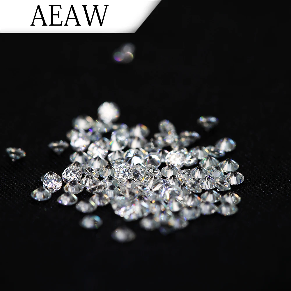 AEAW 1 0 мм всего CTW карат DF цвет Сертифицированный лаборатория Moissanite алмаз
