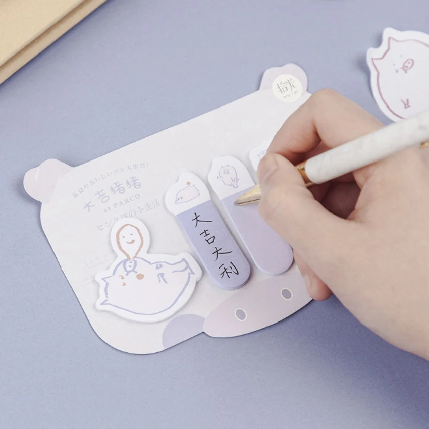 30 шт./партия Kawaii Pig Wish Series memo pad украшение блокнот самоклеющиеся N Times Липкие заметки школьные канцелярские товары