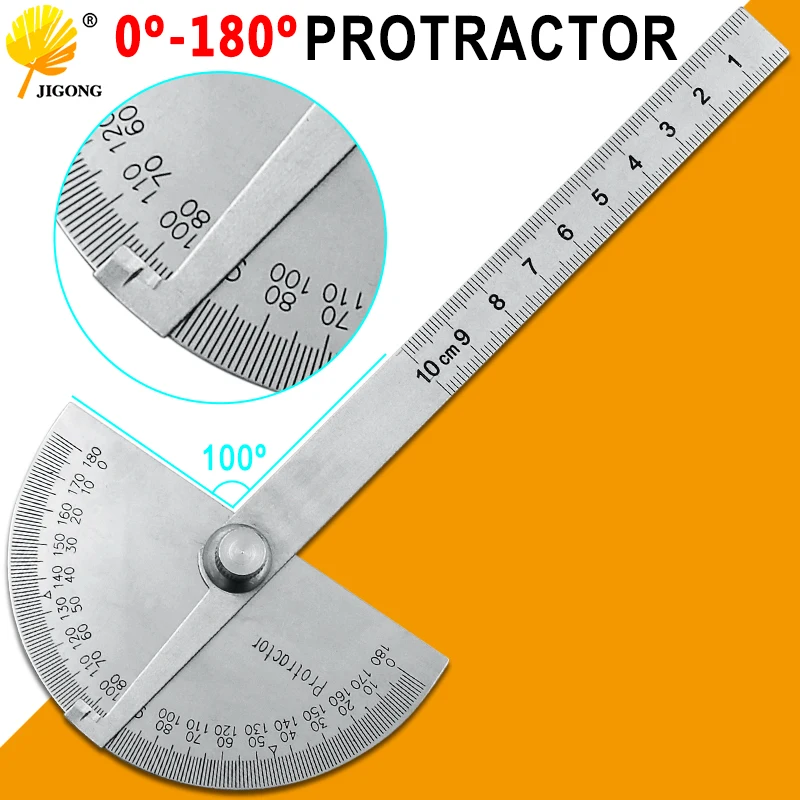 stainless-steel-round-head-180-degree-protractor-angle-finder-rotary-measuring-ruler-machinist-tool-10cm-craftsman-ruler