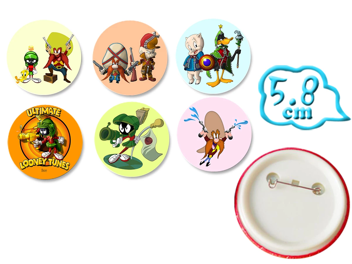 Giancomics Marvel Comics Yosemite Sam My Hero Academy Life is stranna серия заколки набор брошь значки пуговица