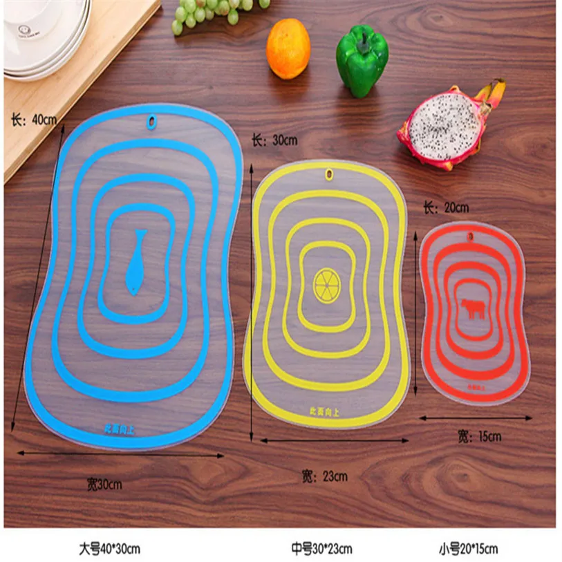 Пластиковая разделочная доска SML нескользящая матовая кухонная инструменты для