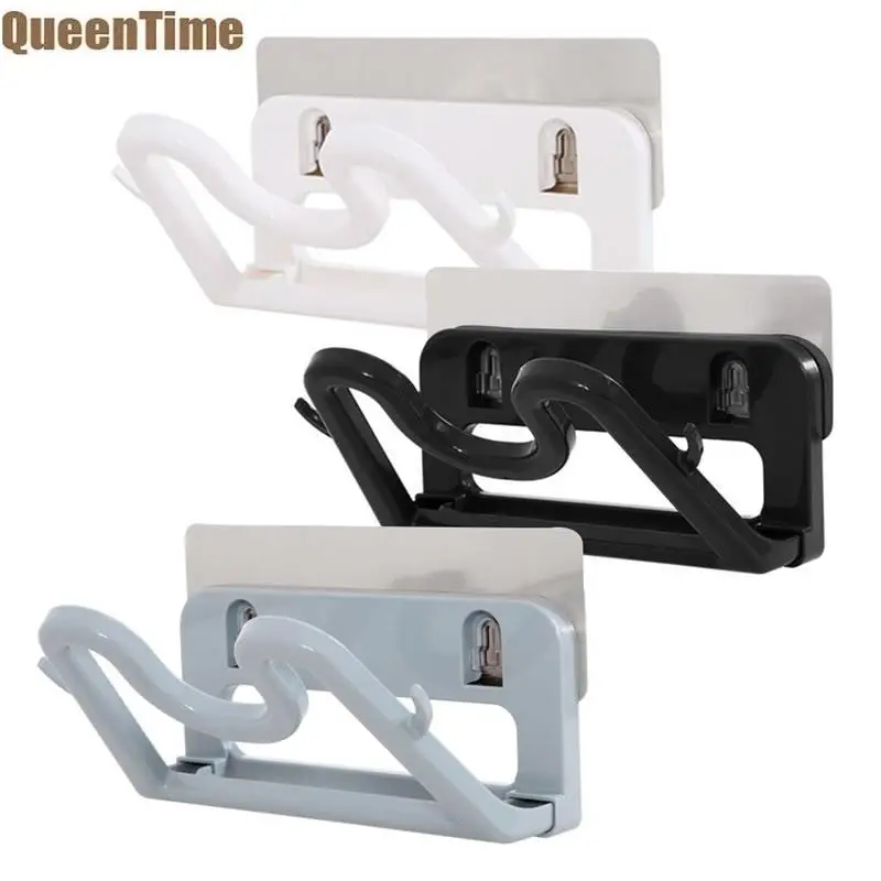 QueenTime склад-хралилище подставленное к стене стойки Кухня горшок ручка для крышки Пластик стойка для ложек Пособия по кулинарии аксессуары организации полка экономии места