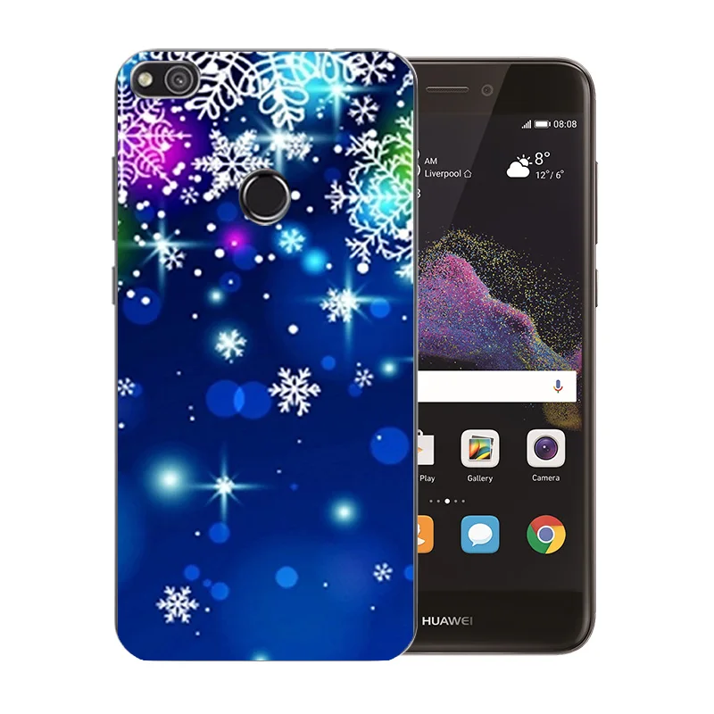 Soft TPU Phone Case for Huawei P8 Lite 2017 / Honor 8 P9 Nova GR3 Color Pattern Cover Capa |