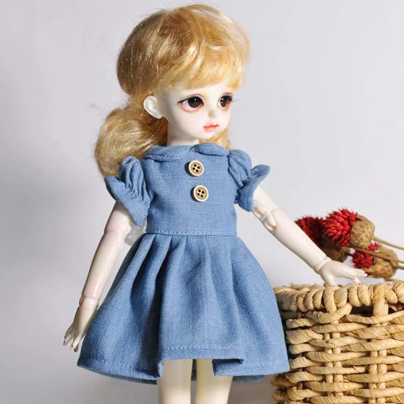 1 шт. 1/6 Одежда для кукол BJD аксессуары для кукол милое 1/6 платье для куклы
