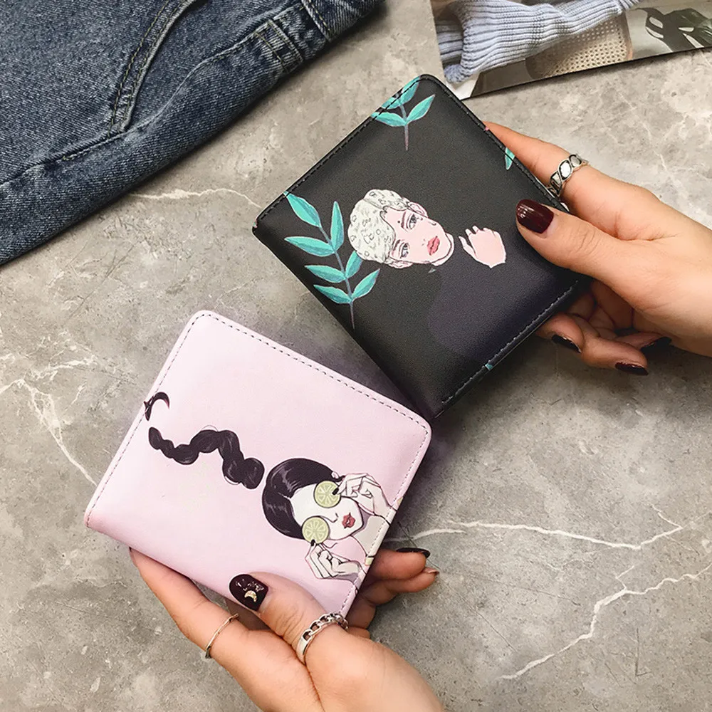 Xiniu женский модный короткий кошелек с героями мультфильмов для монет cartera mujer peque a