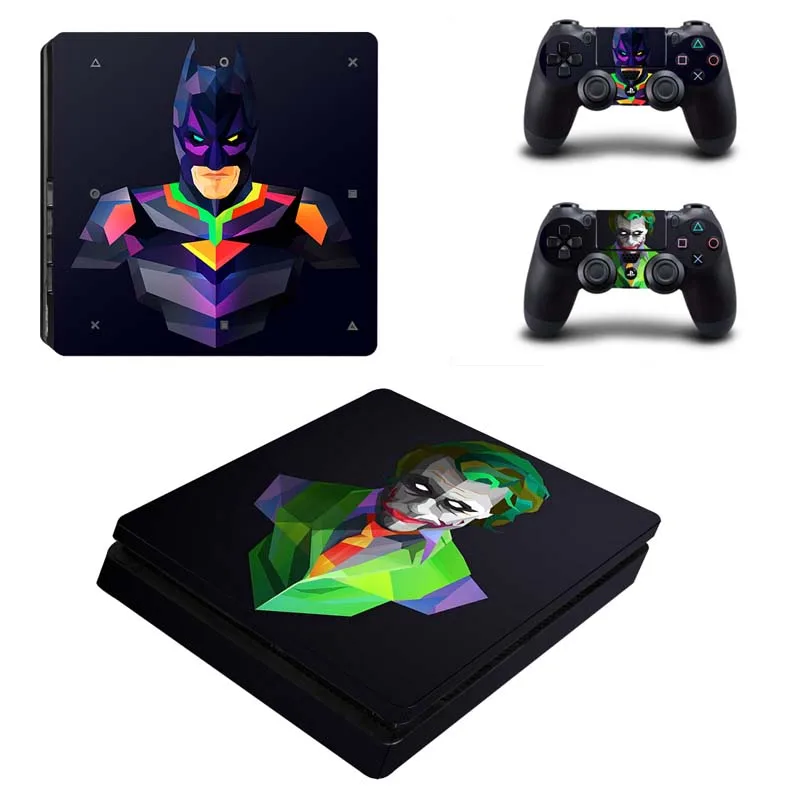 Джокер PS4 тонкий стикер наклейка для Sony PlayStation 4 тонкая консоль и 2 контроллера