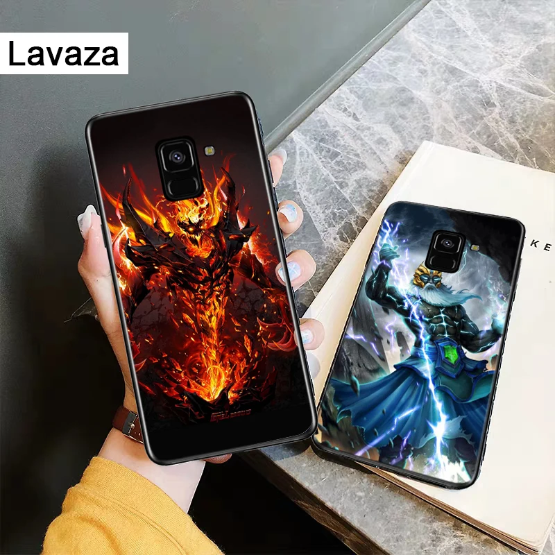 Game dota 2 logo Silicone Case for Samsung A3 A5 2016 2017 A6 Plus 2018 A7 A8 A9 A10 A30 A40 A50 A70 A10S A20S A50S A70S | Мобильные