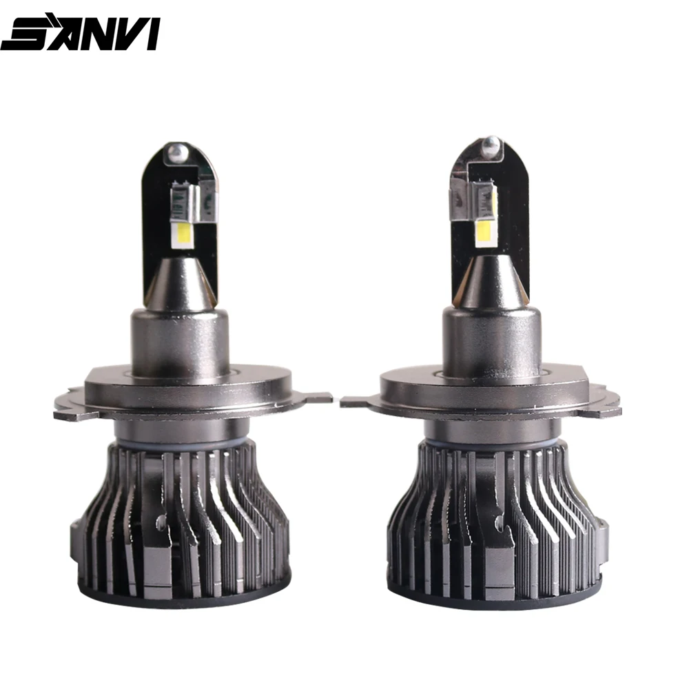 Автомобильные светодиодные фары Sanvi H1 H4 H7 H11 9005 9006 50 Вт 6000 К графеновые