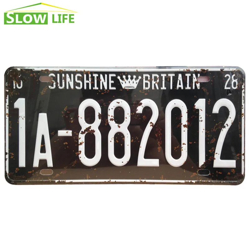 Новый Джерси UGD 43U автомобильный металлический номерной знак металлическая