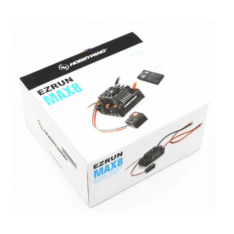 HOBBYWING EZRUN MAX8 v3 150A водонепроницаемый бесщеточный ESC T/TRX разъем для 1/8 RC автомобиля