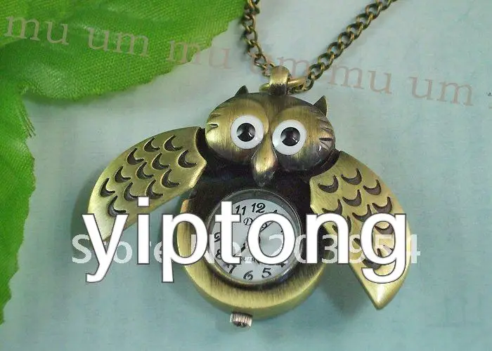 Карманные часы с совой подвеска на цепочке для мужчин 1 шт./лот Прямая поставка