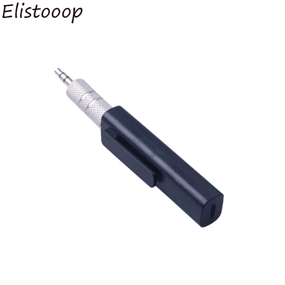 Беспроводной аудио-адаптер с bluetooth-приемником elistoop, разъем 3,5 мм, автомобильный комплект с Bluetooth для громкой связи AUX