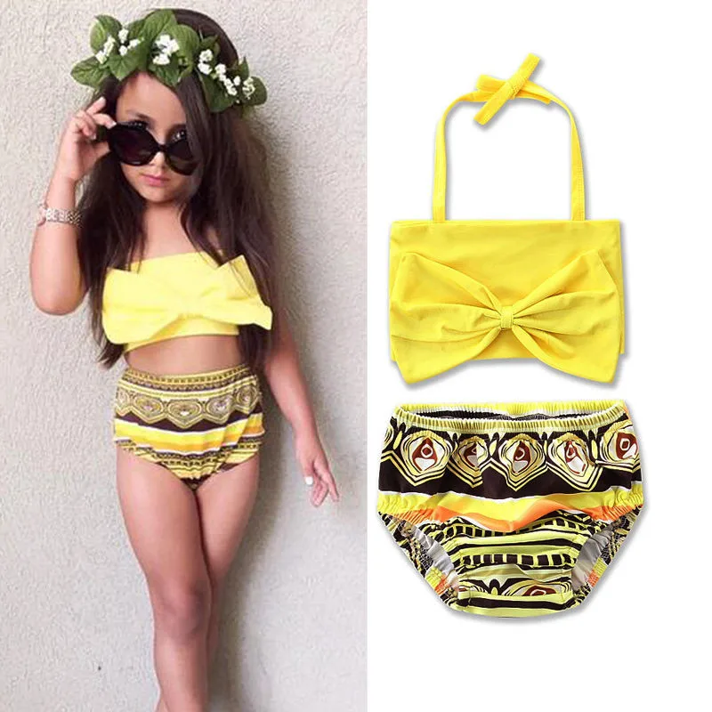 2 шт. Детский комплект бикини с бантом 2018 | Женская одежда