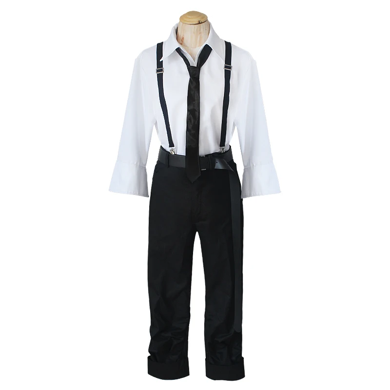 

Bungo Stray Dogs Literary Stray Dogs Atsushi Nakajima Cosplay Costume Full Set Uniform suit for Halloween T90147