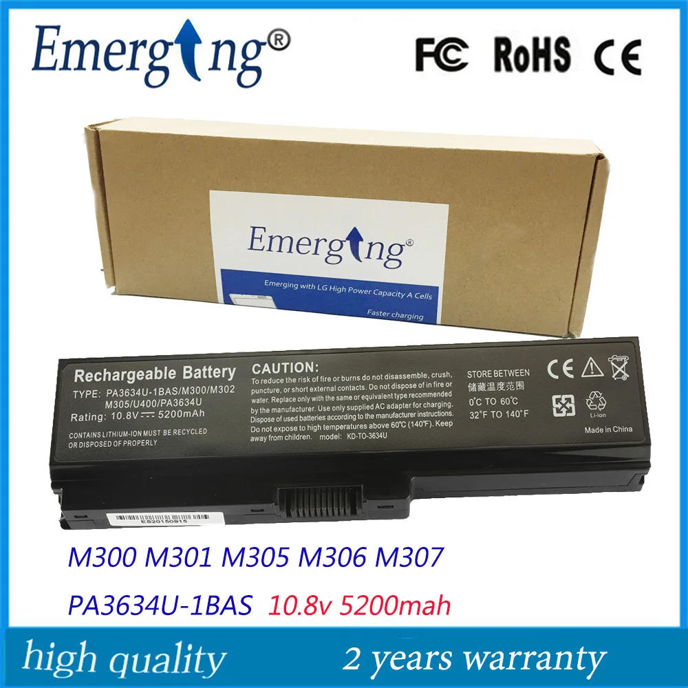 Новый высококачественный Аккумулятор для ноутбука Toshiba PA3634U 1BRS M305 M800 L300 U400 10 8 В 5200