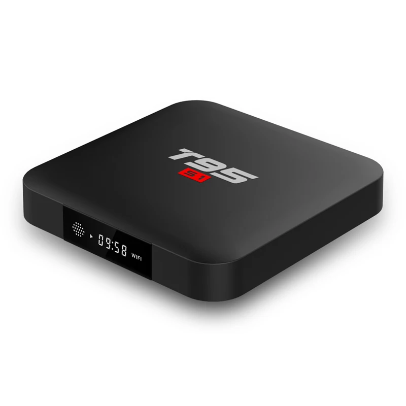 Smart Android 7 1 tv Box T95 S1 Гб 2 ОЗУ 8 16 ПЗУ Amlogic S905w 1080p 4K H.265 4 ГГц Wifi HDMI iptv