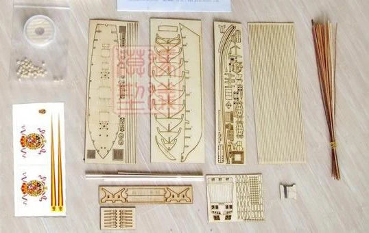 Новый масштаб 1/70 модель корабля фрегат лодка лазерная резка дерево парусник