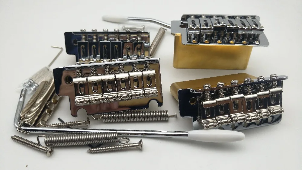 Гитарный мост один vibrato медное основание подходит для гитара Stratocaster/серебро Сделано в Корее