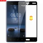 Закаленное стекло для Nokia 8, Защитное стекло для Nokia8, стеклянная защитная пленка, полное покрытие, 9 H, защита корпуса, Премиум Защита