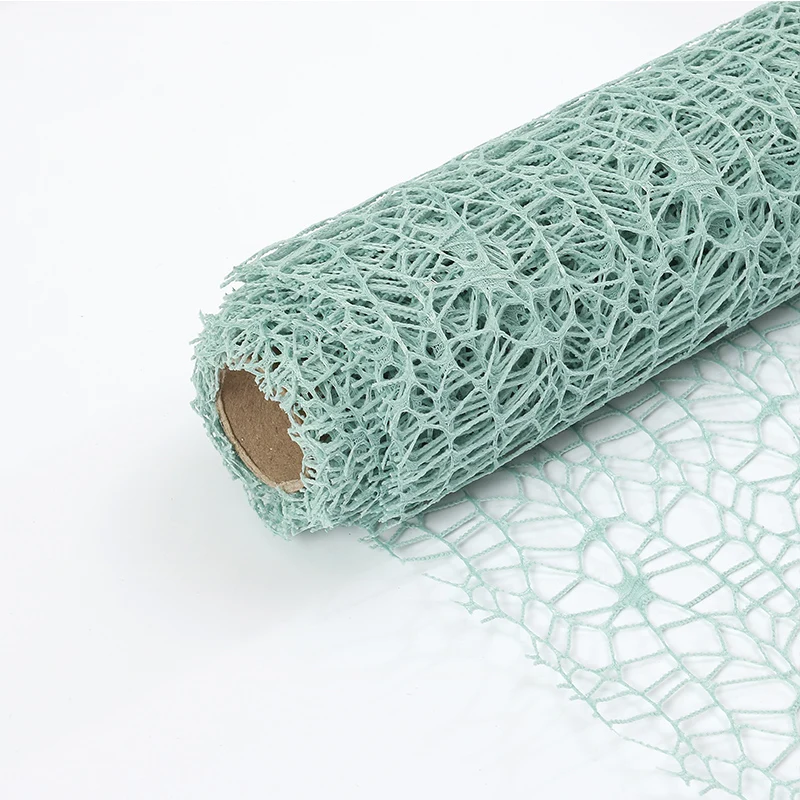 OpenworkMesh Высококачественная Цветочная бумага марлевый мешок роза большой цветок