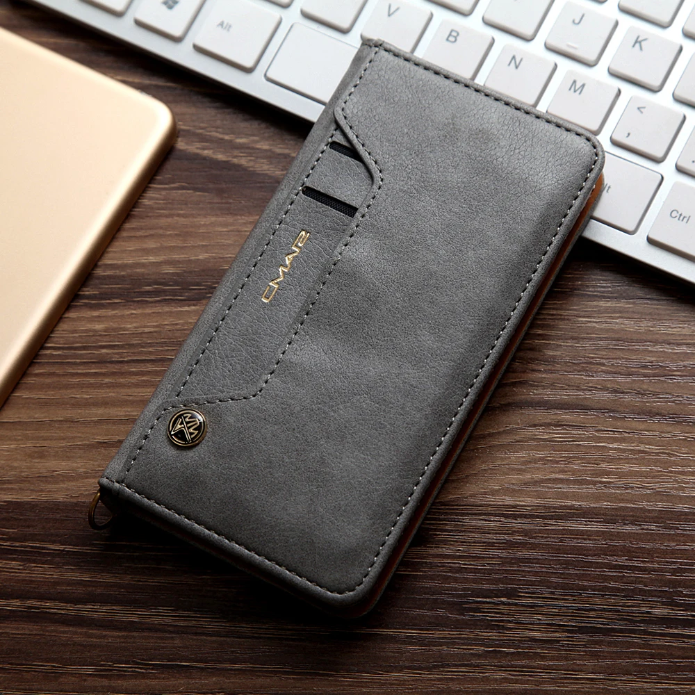 Роскошный кожаный чехол книжка для iPhone SE 2020 7 8 Plus XS Max XR 11 Pro бумажник 7plus plus с