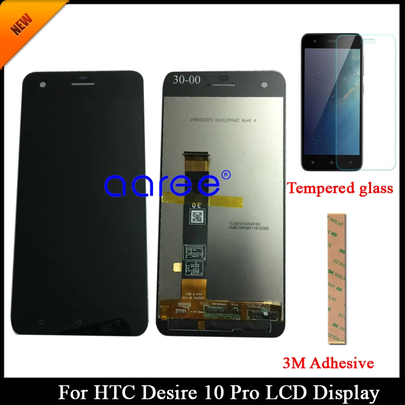 ЖК дисплей класса AAA для HTC Desire 10 Pro экран с сенсорным дигитайзером в сборе 100%