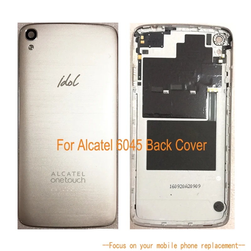Задняя крышка чехол для Alcatel One Touch Idol 3 5 OT6045 6045 6045Y 6045F смартфон задняя корпуса