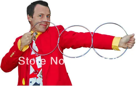 Китайские соединительные кольца стадия 3 30 см (нержавеющая сталь) Делюкс