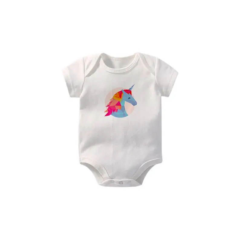 Комбинезон унисекс с коротким рукавом белый 12 месяцев | Детская одежда и обувь