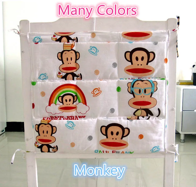 Промо акция! Мультфильм 62*52 см органайзер для кроватки Детская кроватка кровать