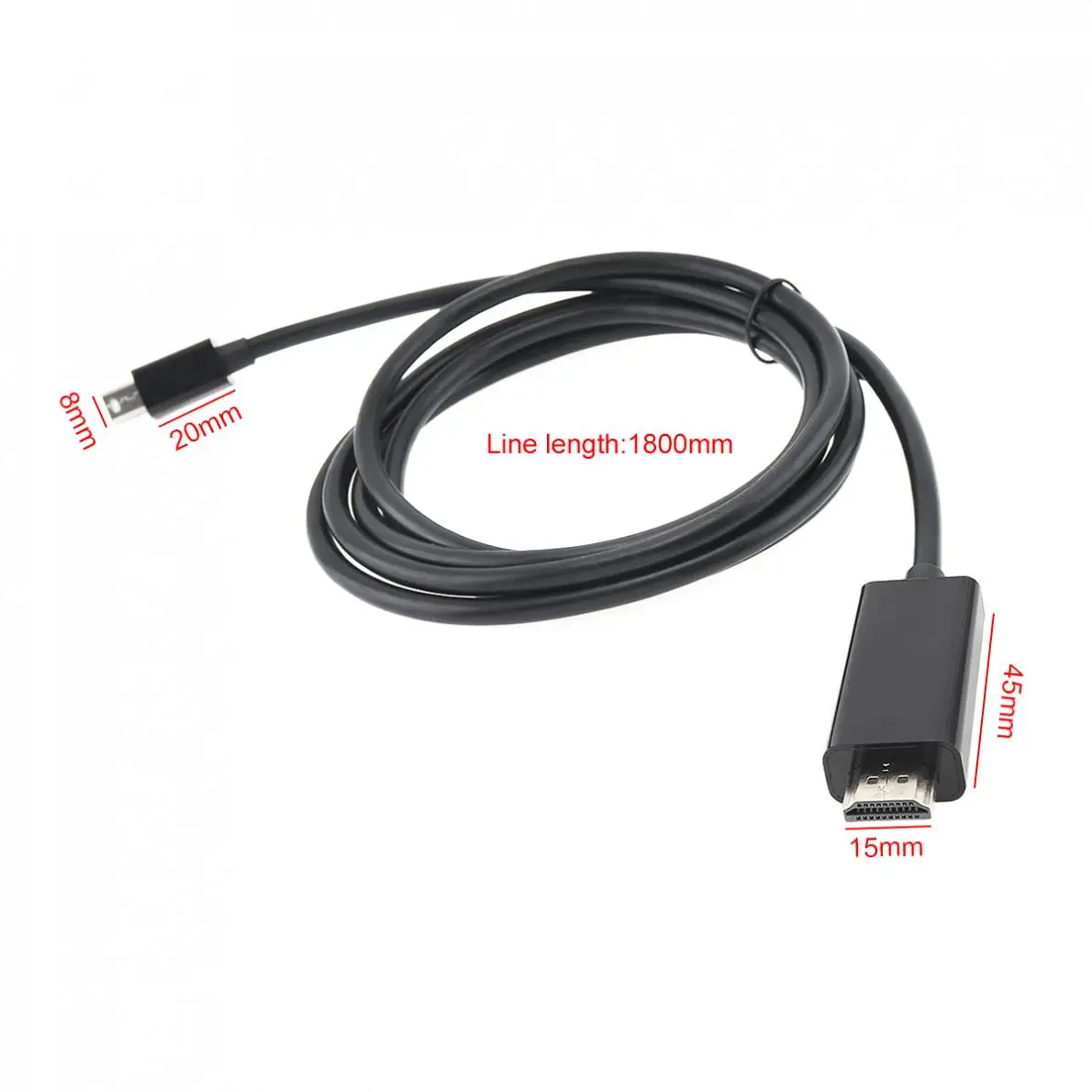 Мини 1,8 м 1080P Дисплей порт HDMI1.4 кабель DP к HDMI активный адаптер Дисплей порт HDMI Разъем конвертер шнур для Dell