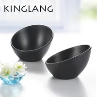 black japanese style tableware vegetable ice cream bowl melamine hot pot bowls inmitation porcelain tableware korean salad bowl