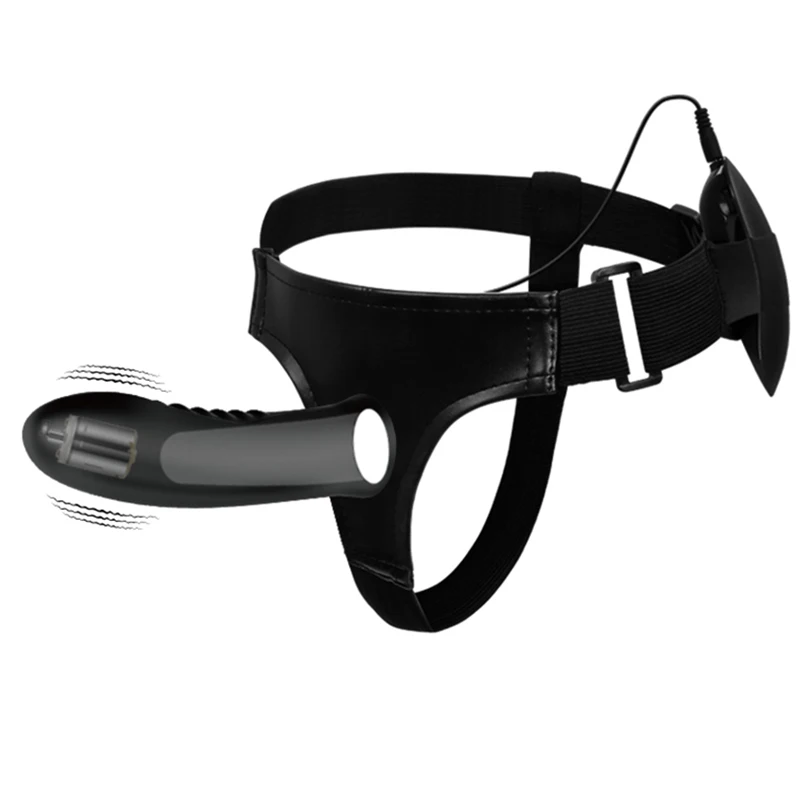 Силиконовые полые вибратор strapon для мужчин ED пенис удлинитель задержки Elaculating