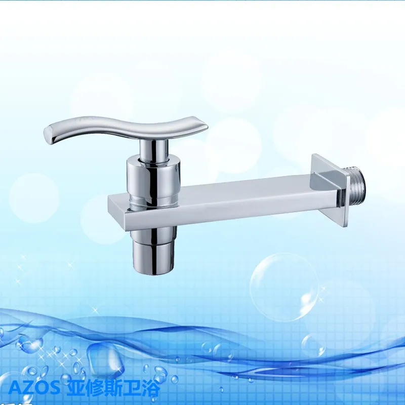 Современный с одной ручкой однорычажный Ручная стирка Латунное настенное