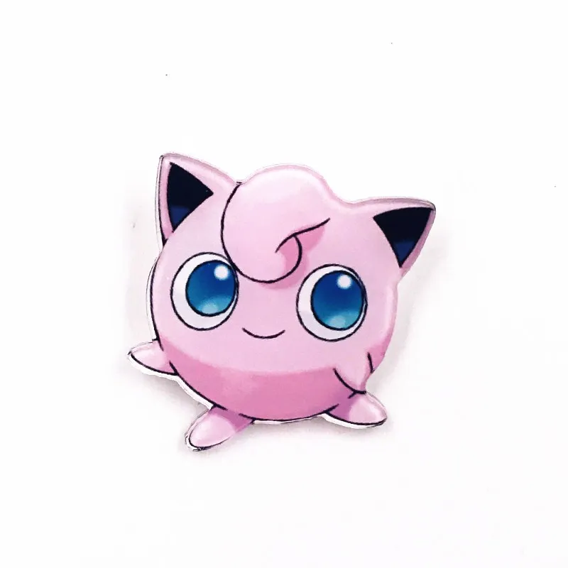 1 шт. акриловая брошь Пикачу из мультфильма одежда рюкзак со значком аксессуары