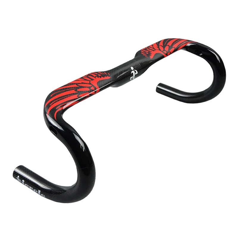 400/420/440 мм углеродный руль для шоссейного велосипеда MTB 3K Gloss/Matt Racing запасная часть