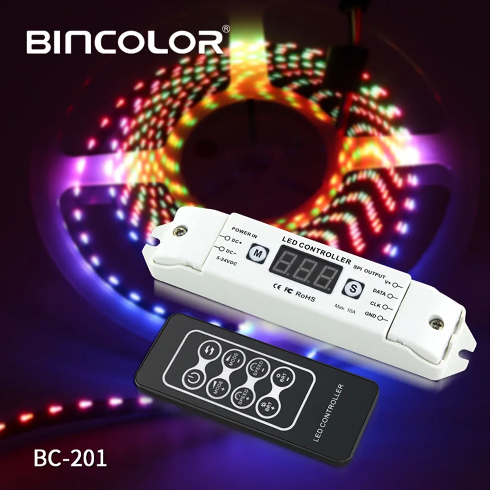 Светодиодный ленточный контроллер SPI для цифрового адресуемого управления 2801 2811