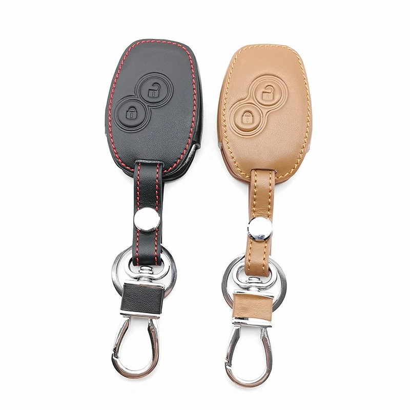Fashion Style Soft Texture Leather 3 Buttons Remote Case Cover Car Key For Renault Dacia Logan Sandero Clio Kangoo Master Trafic |