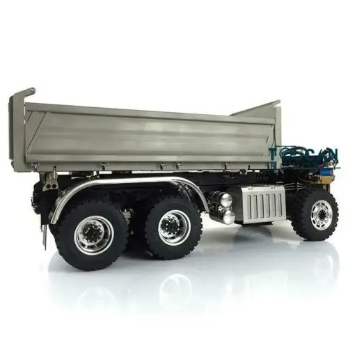LESU 1/14 Scale HN 6x6 3 осевой гидравлический RC Dumper Truck DIY Модель Tmy с двигателем