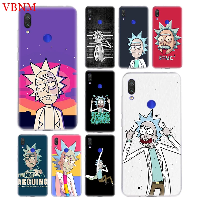 Рик Cosmic Adventur случае телефон назад для Xiaomi Redmi 4 4X5 5A 6 7 Pro Redme S2 идти подарок арт