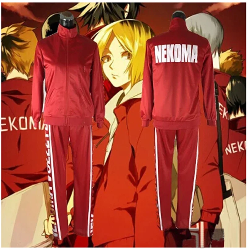 Haikyuu! Мужской костюм для косплея NEKOMA школьная одежда в стиле аниме волейбол