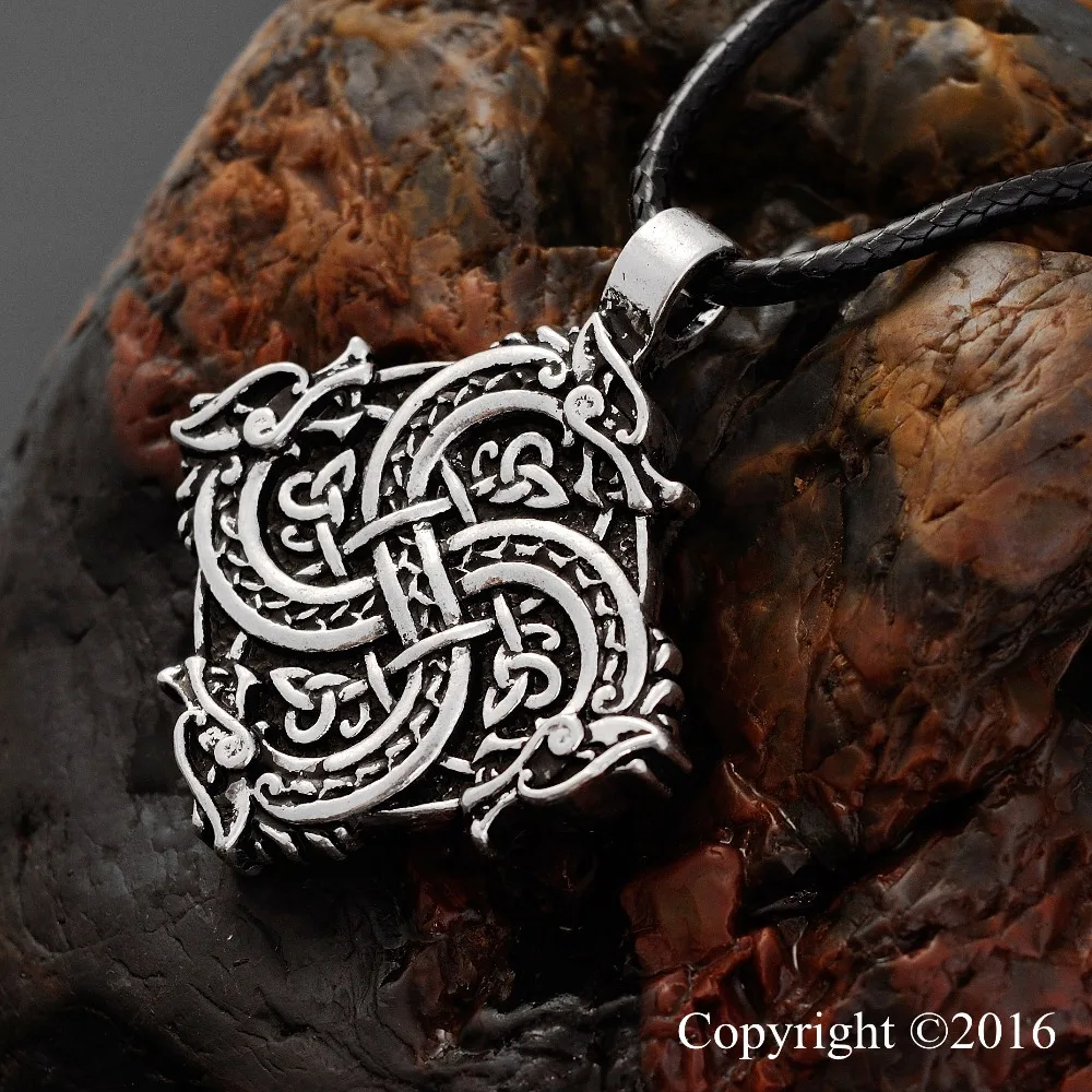 1 шт. ожерелье с подвеской в стиле norских викингов головой волка оригинальная