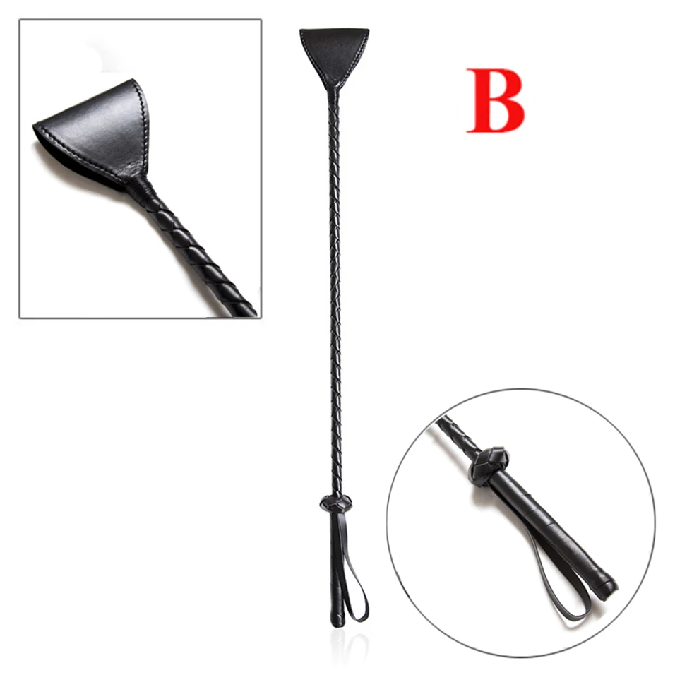 Фетиш-бондаж camaTech привлекательная плетка лошади из искусственной кожи весло для