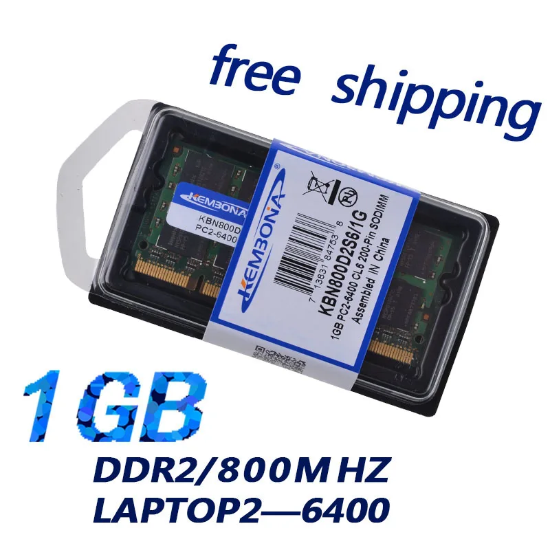 Оперативная память для ноутбука KEMBONA ddr2 1 ГБ pc2 6400 800 МГц 200 Контактов sodimm |