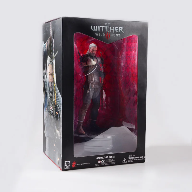 Ведьмак 3 Дикая Охота: Геральт рисунок Темная лошадка Deluxe игра pvc фигурка