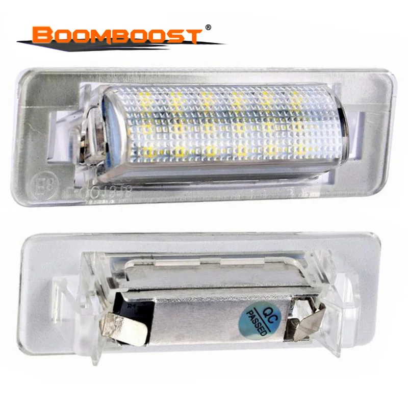 

For Mercedes Benz W210 4D Sedan W202 4D Sedan Facelif 2 pcs High Power Error Free License Plate Light Lamp 18 SMD 3528 SMD LED