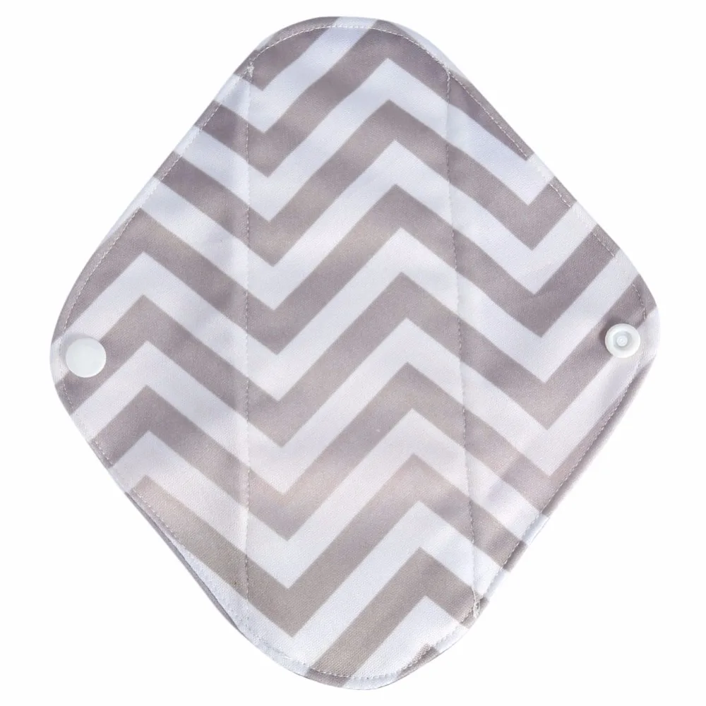 Многоразовые бамбуковые тканевые гигиенические менструальные прокладки 6 шт.