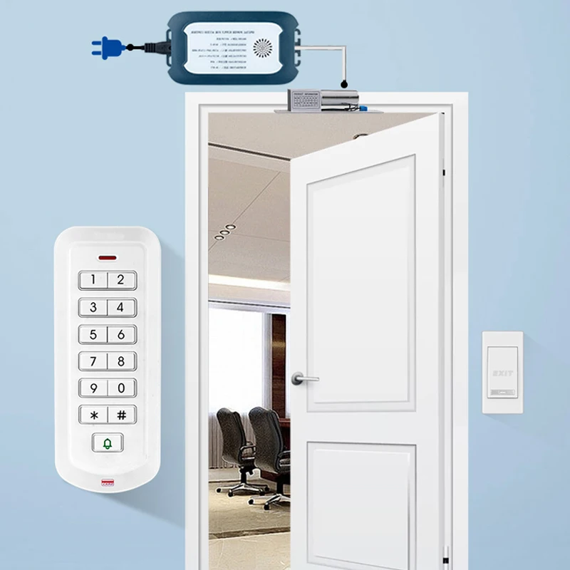 Беспроводная система контроля доступа RFID 2 4 г комплект для дверных замков