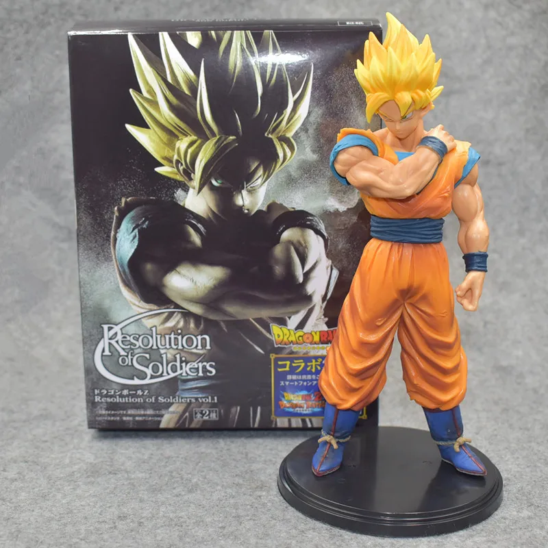 Японский мультфильм Жемчуг дракона Z Супер Saiyan Goku Вегета фигурку Модель 22 см